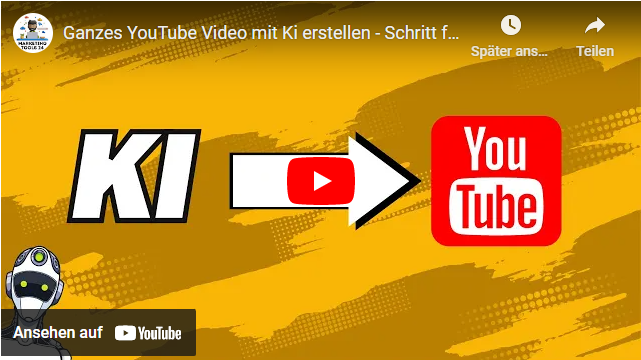 Ganzes YouTube Video mit Ki erstellen - Schritt für Schritt Anleitung